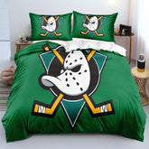 Anaheim Ducks Hockey League Duvet Cover Quilt Case Pillowcases